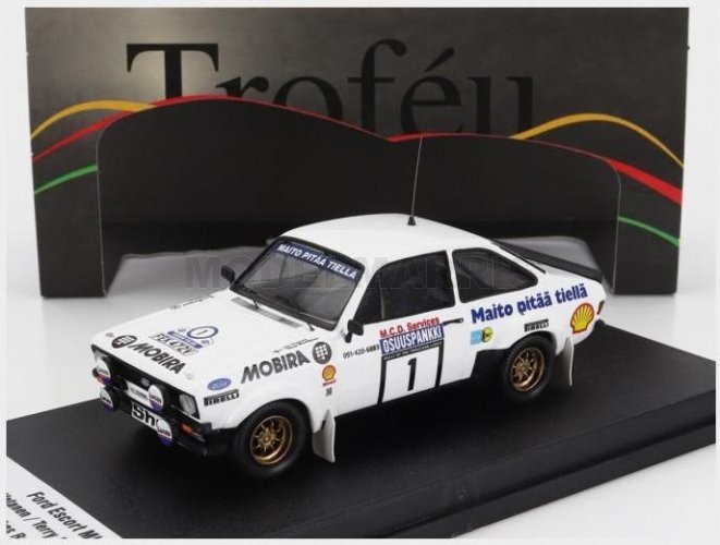 Trophy TrfrRFi034 Ford England - Escort MkII N 1 Rally 1000 Lakes 1982 Ari Vatan