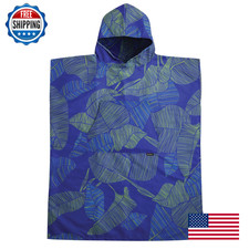 Packtowl Lightweight Microfiber Hooded Changing Poncho Botanical Small/Medium