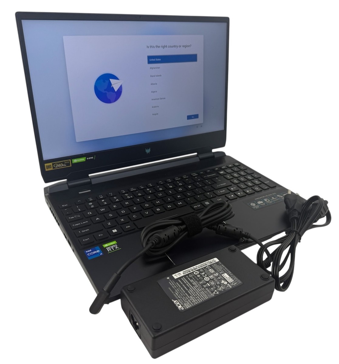 Acer Predator Helios 300 PH315-55-795C 240Hz i7-12700H 16GB