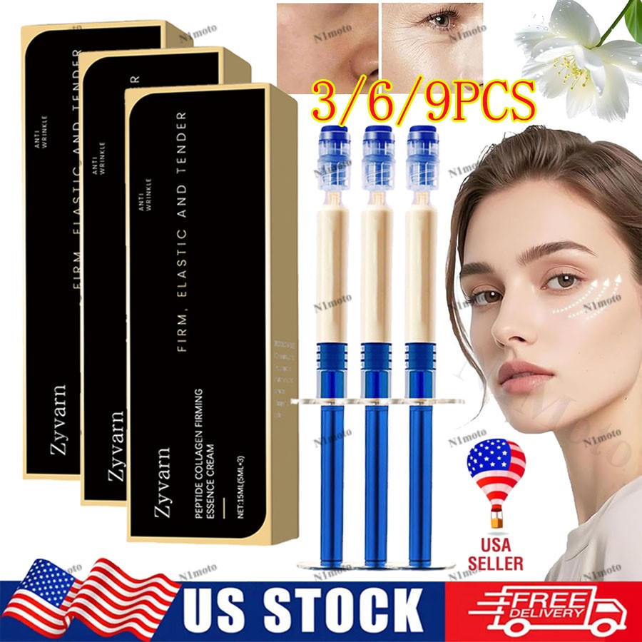 Wrinkle Essence 7本セット 各15g Peptide Collagen Elastic Essence Cream Anti-Wrinkle Firming Micro