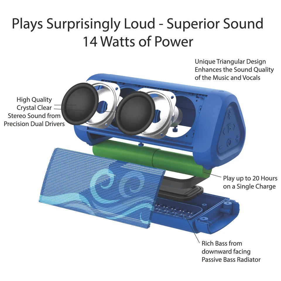 Bluetooth Speaker Wireless Waterproof Outdoor Stereo Bass Special Edition - Image 2 of 4