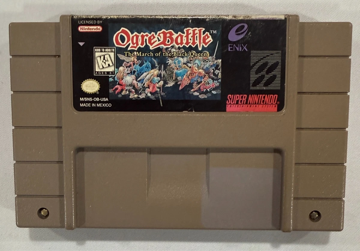 Super Famicom SFC SNES Tactics Ogre Japan shvc-ao7j
