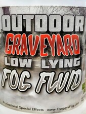 Froggy's Fog® - Outdoor / Graveyard Low-Lying Ground Fog Fluid-Box of 4 Gallons