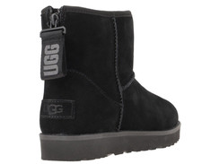 UGG CLASSIC MINI LOGO ZIP 1122671 Winterstiefel Damen Schuhe Boots Lammfell EU41