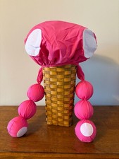 Super Mario Bros. Toadette Hat for Costume Cosplay Halloween Convention Party