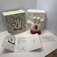 Vintage 1980&rsquo;s Hamburger Helper Helping Hand AM Transistor Radio W/Box WORKS