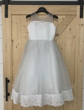 Joan Calabrese For Mon Cheri Flower Girl/Communion Dress Size 8