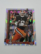 2025 Topps Chrome Cedric Tillman #67 Ray Wave Refractor Cleveland Browns