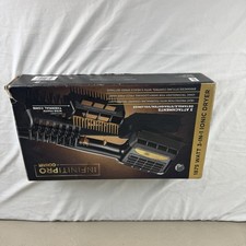 InfinitiPRO by Conair 1875W 3-in-1 Ionic Hair Dryer Styler w/ Attachments  Box