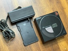 Vintage 1980s Sony D-5 CD Compact Player with AC-D50 Power Docking Station