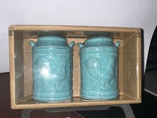 New Home Essentials Kitchen Basics Country Rooster Salt And Pepper Shakers