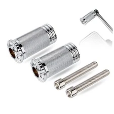 Shifter Peg Motorcycle Shift Lever Black CNC Billet Foot Pegs Chrome-A