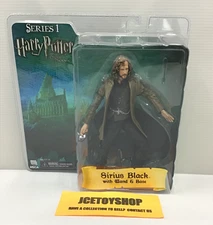 NECA REEL TOYS SERIES 1 ORDER OF THE PHOENIX SIRIUS BLACK WITH WAND & BASE MISB