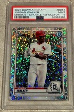 Jordan Walker [Chrome Refractor] #BD-57 Prices | 2020 Bowman Draft