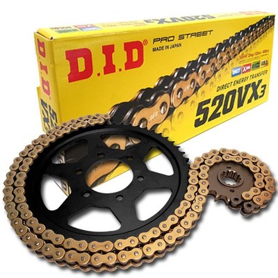 DID Kettensatz Stahl 520VX3 G&B Niet für BMW F 650 GS Dakar E650G Bauj.2006