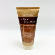 John Frieda Brilliant Brunette Runway Straight Smooth Milk 2 oz New
