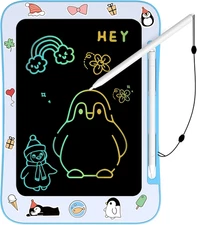 LCD Writing Tablet for Kids, Colorful Screen Drawing Board for 3-7 Year Old Boys