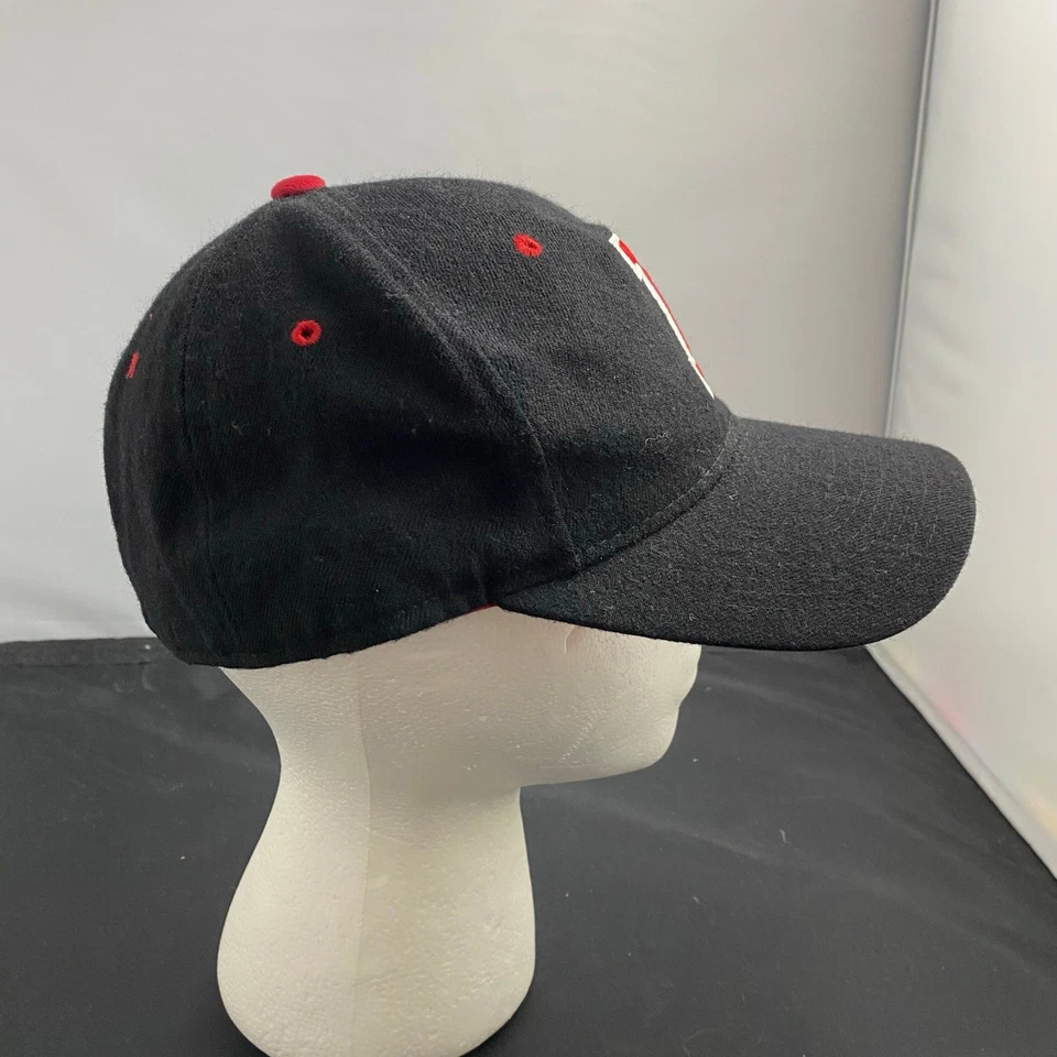 Black IU Hat Indiana University Hoosiers Wool Cap Zephyr 7 1/4 College  - Image 2 of 4