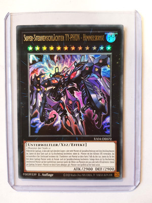 Super-Sternenschlächter TY-PHON-Himmelskrise RA04-DE072 Ultra-Rare Near Mint