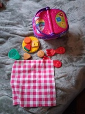 LEAP FROG Picnic Basket Educational Musical Teaches Colors Shapes  TESTED WORKS