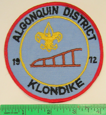 #ad #ad 1972 Viking Council now Northern Star Council 4quot; Algonquin District Klondike $5.95