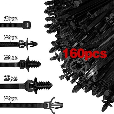 Car Wire Harness Fasteners Tie Wrap Cable Clamp Clips For Auto Corrugated Pipe