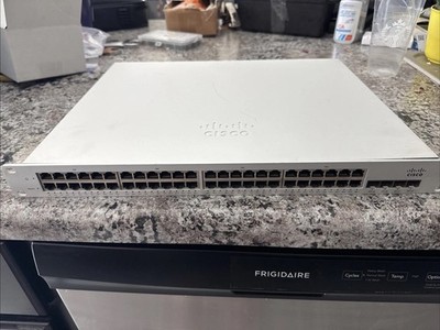 Cisco Meraki MS220-48FP-HW Cloud-Managed L2 48 Port Gigabit 740W PoE Switch
