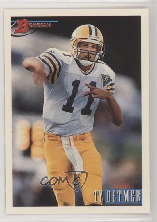 1993 Bowman Ty Detmer #365 0f6