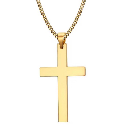 Gold Cross Necklace Beautiful Necklace 0020
