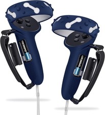 Controller Grips for Oculus Quest 2, Extended Silicone VR Grips Cover Protector