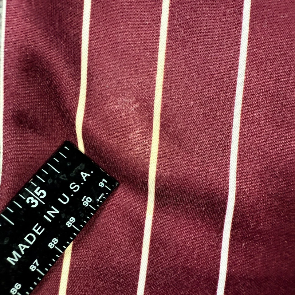 Pantalones de béisbol deportivos de pierna recta a rayas S rojos blancos juveniles sin marca Foto 2 de 4