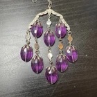 Sarah Coventry Vintage Costume Jewelry Amethyst Purple Silver Colors 1940-1980