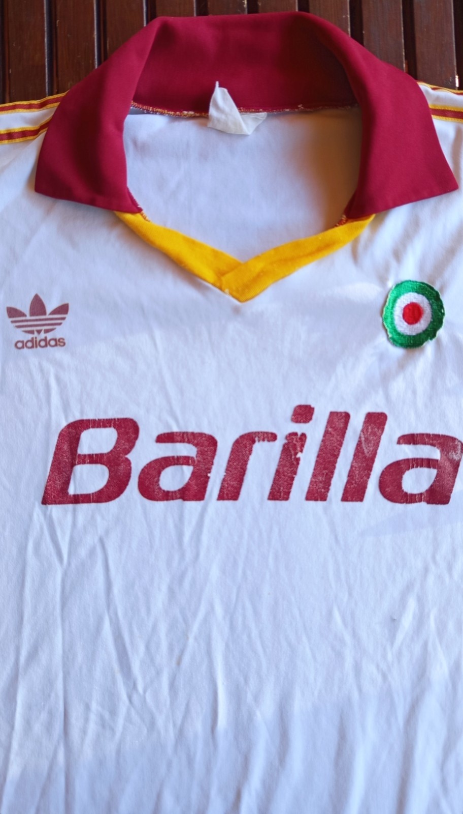 Maglia AS Roma 1991 1992 shirt Originale Adidas vintage Barilla Coppa Italia