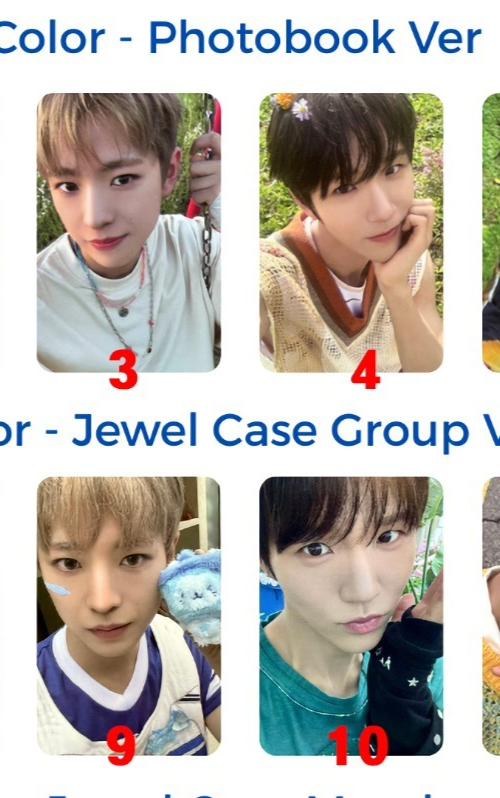 NCT WISH - COLOR Photobook /Jewel /SURF /limited Official