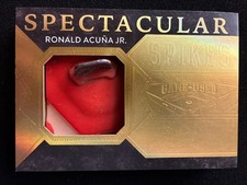 2023 Leaf Superlative RONALD ACUNA JR Spectacular Spikes Game-Used Cleat