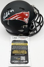 Joe Cardona Signed Autographed New England Patriots Mini Helmet JSA COA 