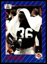 1991 All World CFL Stewart Hill British Columbia Lions #8
