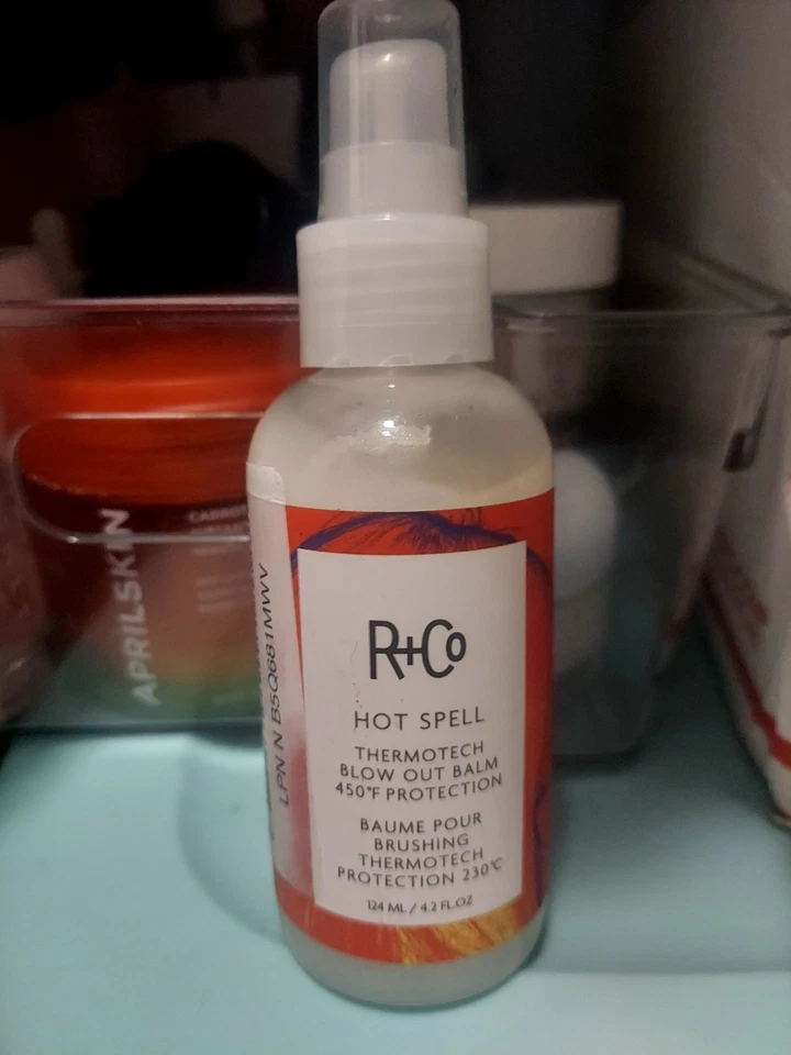 Bálsamo soplador R+Co Hot Spell Thermotech 450F protección térmica 4,2 oz Foto 2 de 3