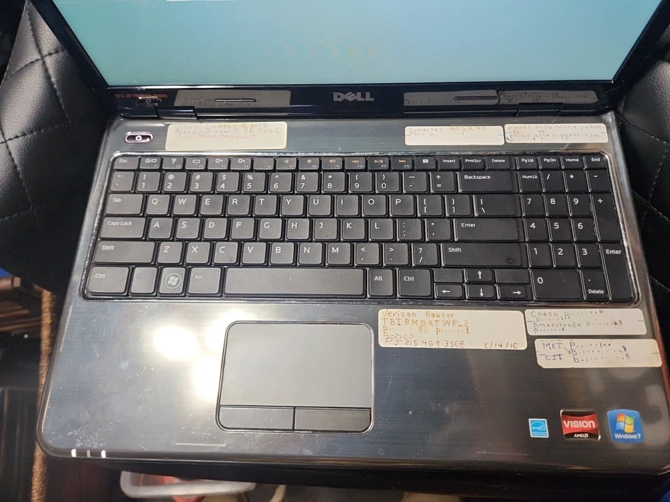 Dell Inspiron N5010 P10F 15.6" Laptop Intel Core Black Notebook Parts Only - Image 2 of 4