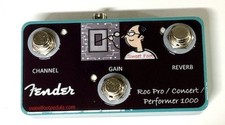 Interruttore a pedale 3 pulsanti per Fender Princeton ChorusDSP,Ultimate Chorus FATTO A MANO USA
