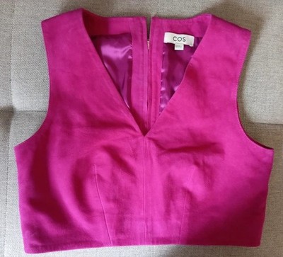 Top Cos L, Wildleder, Pink, Gefüttert Neu