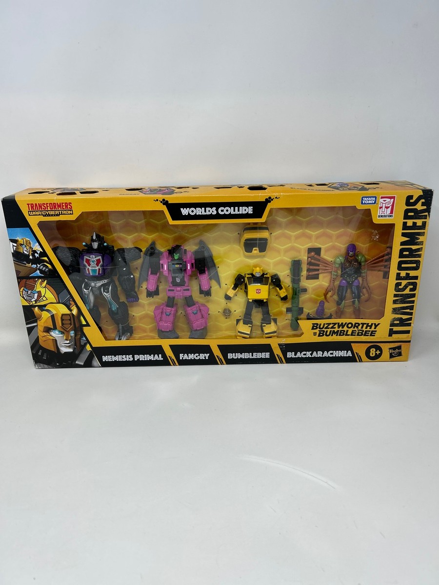 HASBRO: Transformers Generations Legacy Buzzworthy Bumblebee Action Figura 4 Pack Creatures Collide Hasbro 5010994154356