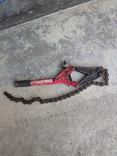 wheeler rex ratchet cast iron clay soil pipe cutter w 35" Chain