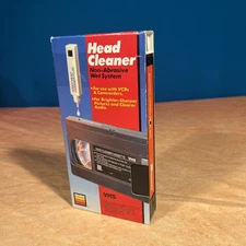 Gemini VHS Head Cleaner Cassette Non-Abrasive Wet Head Cleaner Fresh Fluid NOS