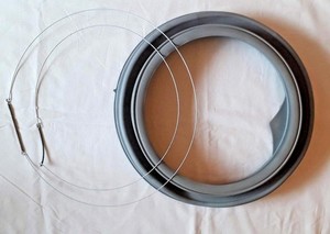 Türdichtung aus Waschmaschine Whirlpool AWO 5340 - 46197140840 - 46197140879