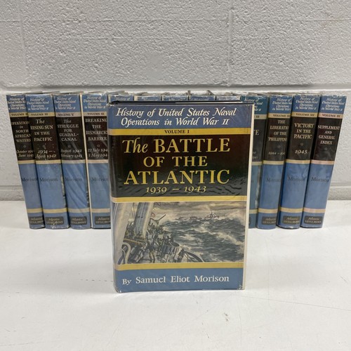 ORIGINAL VINTAGE Set History United States Naval Operations In WW2 Morison