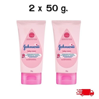 50gX2 Johnson's Baby Cream Skin Care Face and Body Softer Longer Beauty 50g Pink