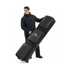 Ski Bag with Wheels, Extendable Snowboard Bag, Waterproof 900D Ski Bags for A...