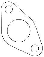 Honda ATC70 16201-086-700 Insulator Gasket