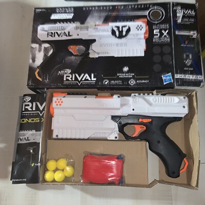 Hasbro Nerf Rival Kronos XVIII-500 Phantom Corps 5 Rounds Blaster Open Box
